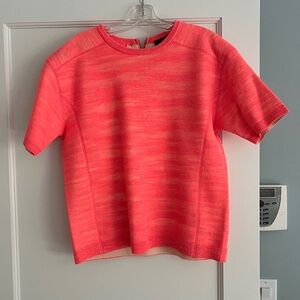 J. Crew Hot Pink/Neon Short Sleeve Sweater Size S